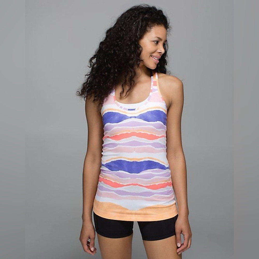 Lululemon Beach Stripe Racerback - Picture 1 of 7
